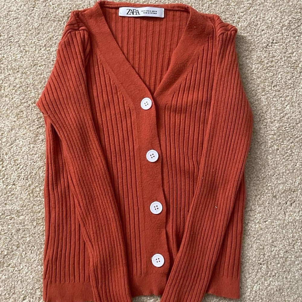 Zara Ribbed Cardigan